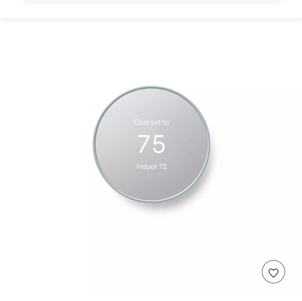 Google NEST Smart Thermostat In Gray